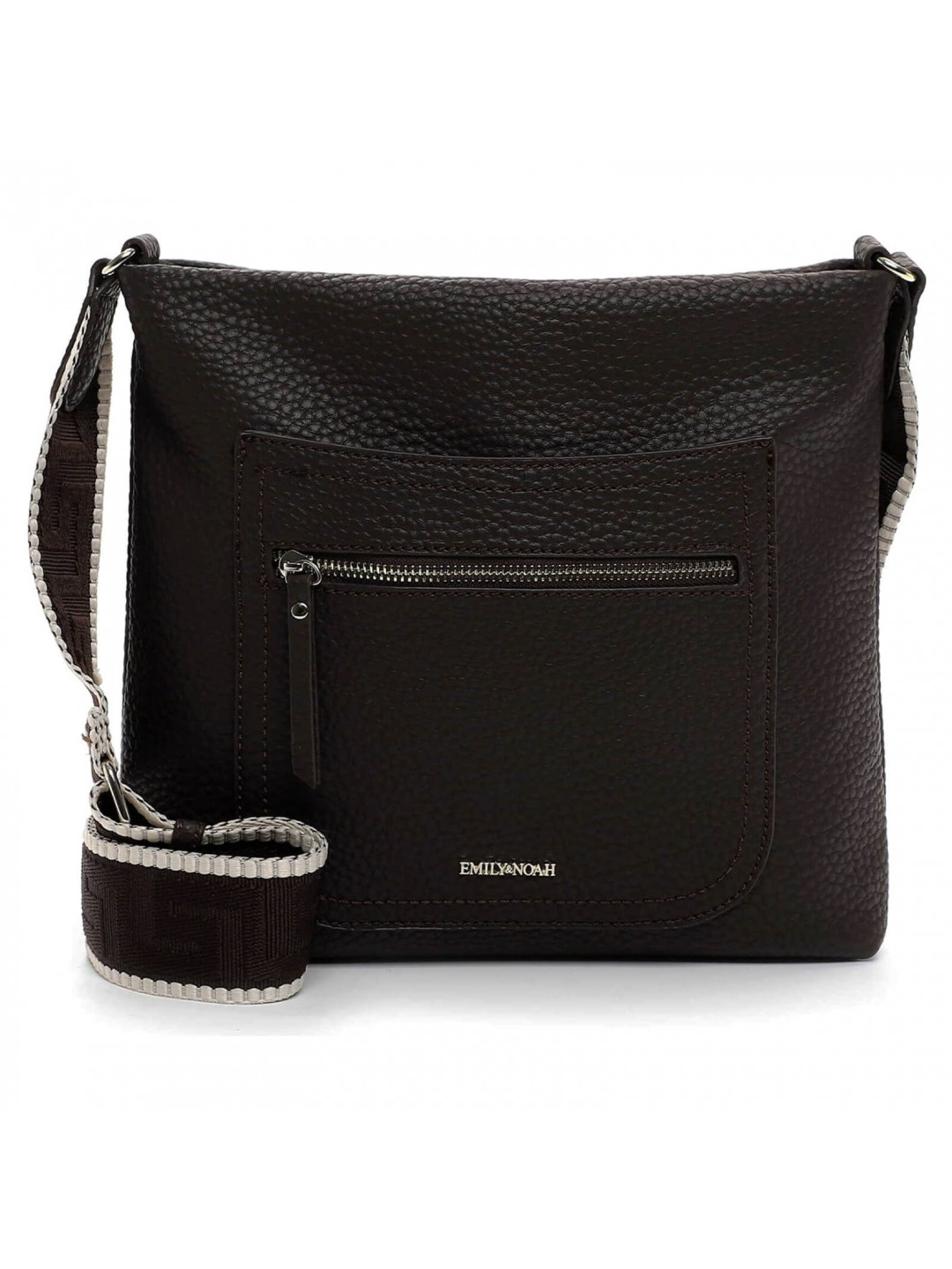 Dámská crossbody kabelka Emily & Noah Gael – hnědá